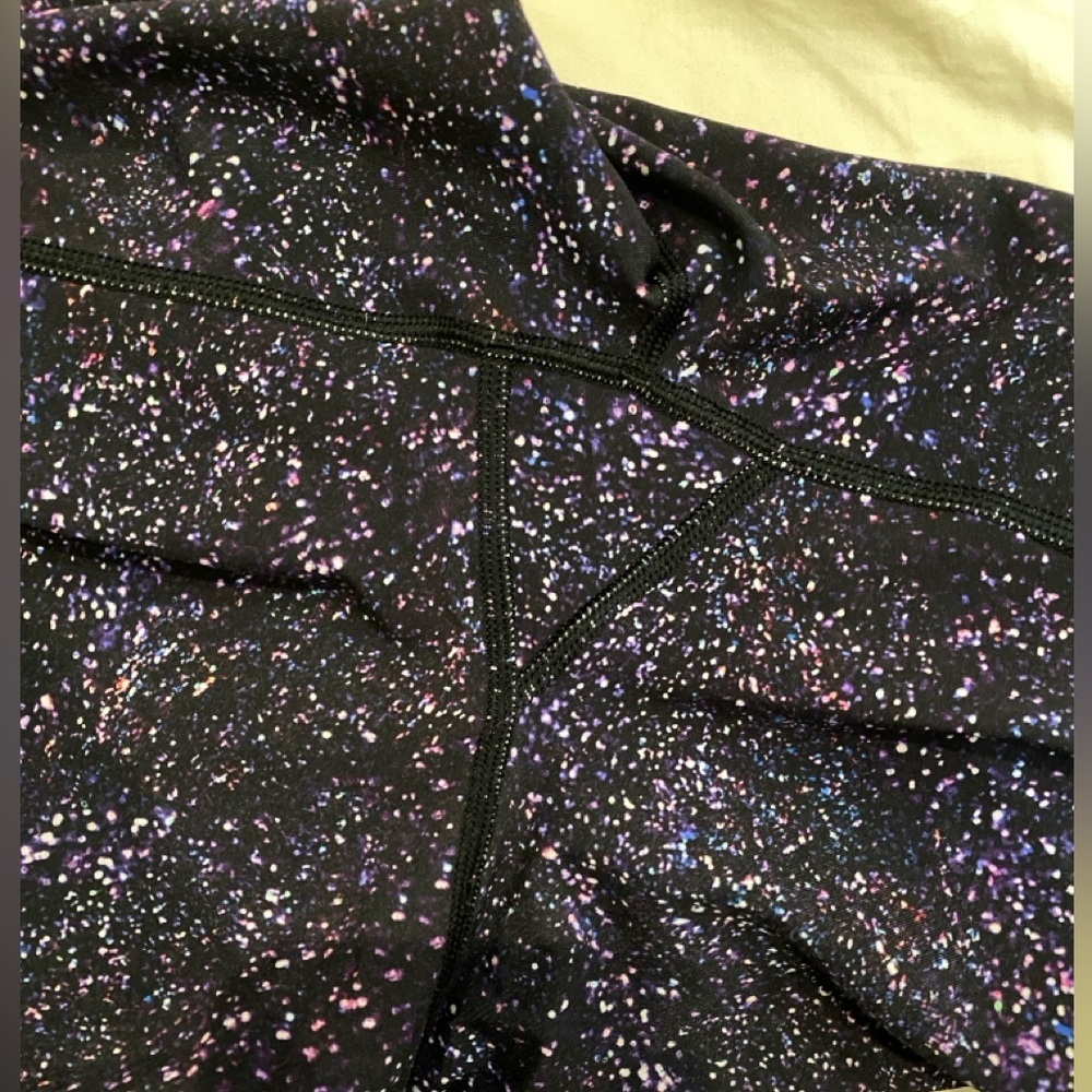 Lululemon Train Times 7/8 Pant 25" Crystalline Multi / Black size 6 - Picture 8 of 9